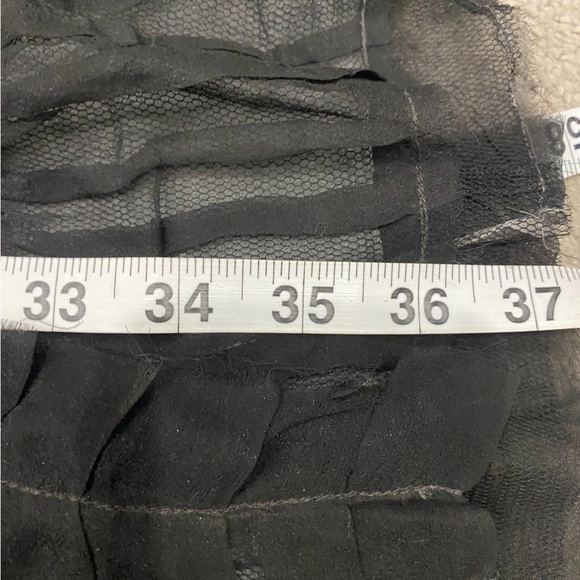 ❌SOLD❌ Alberta Ferretti Anthracite Ombre Chiffon Dress Sz S - Picture 13 of 13